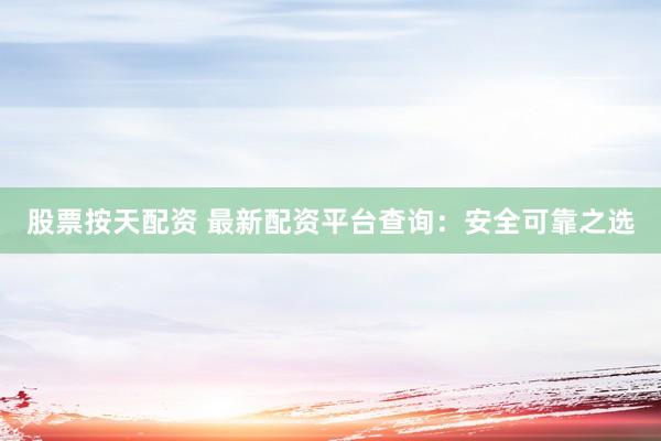 股票按天配资 最新配资平台查询：安全可靠之选